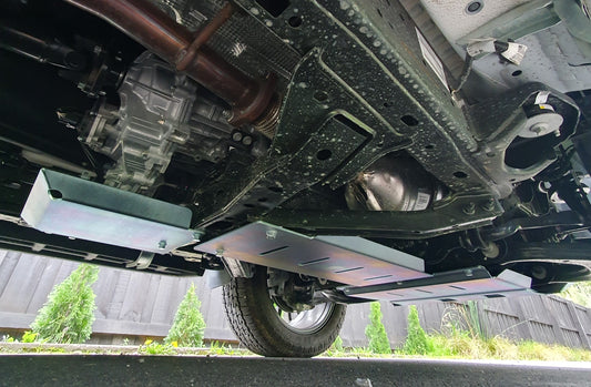 Ford Ranger Next Gen RA 2022+ Bash plates Bi turbo Model rear view