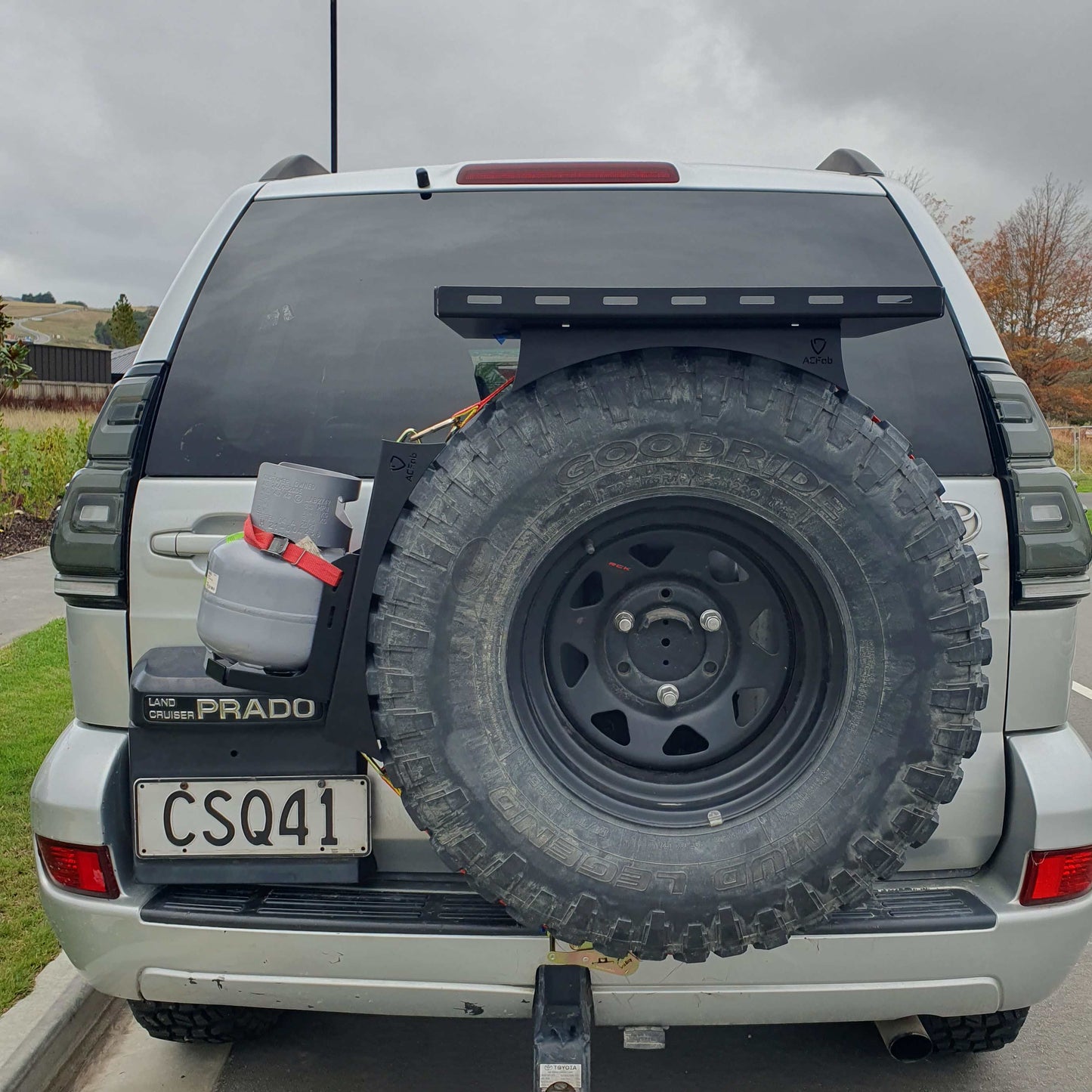 Gas Bottle Mount 2kg full view