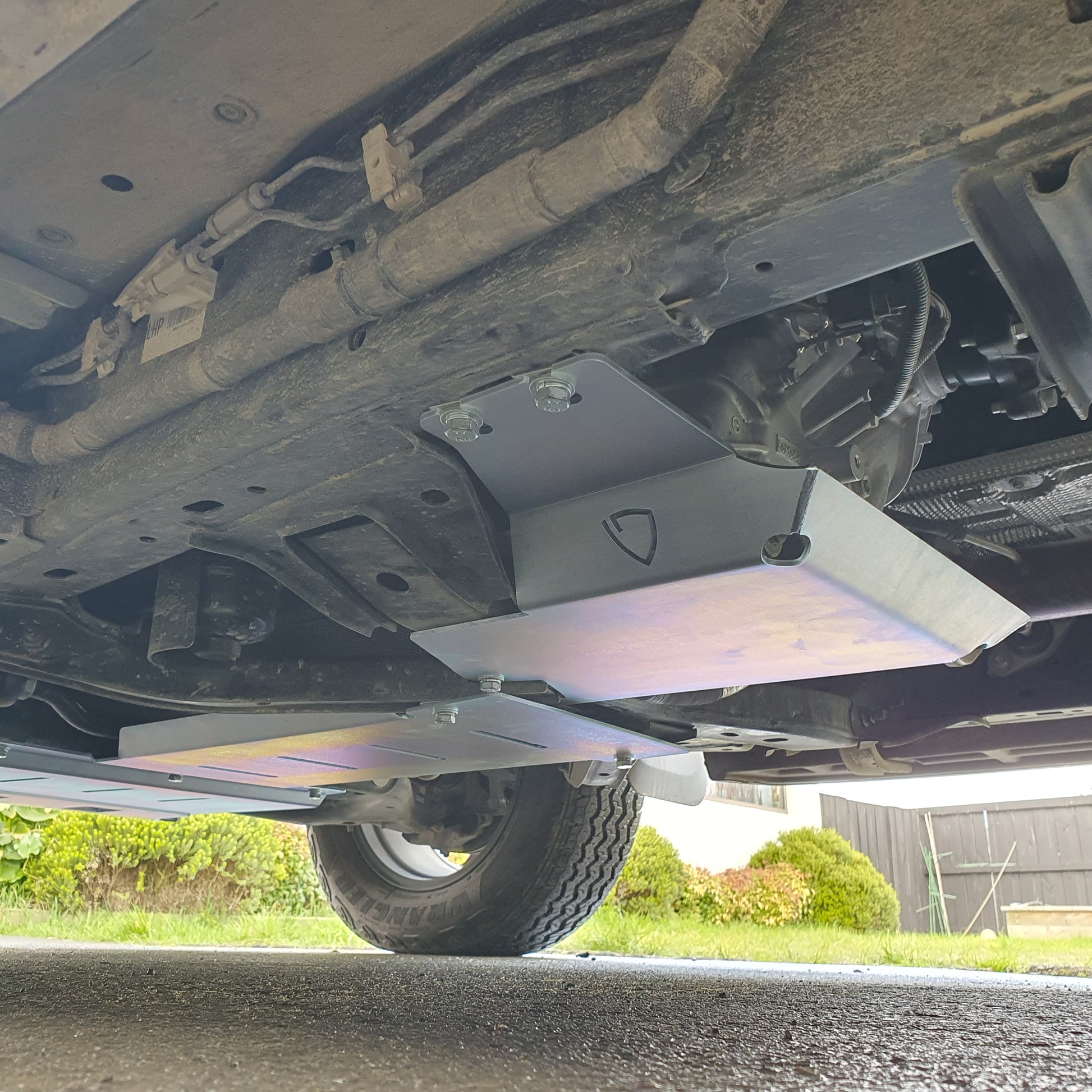 Ford Ranger Next Gen RA 2022+ Bash Plates V6 model Gearbox and transfer case view