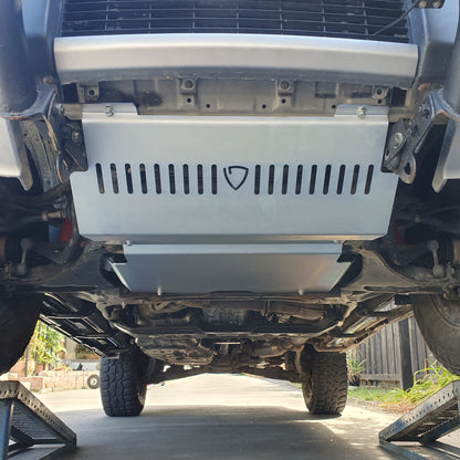 Mitsubishi Pajero NM - NP Gen 3 Bash Plates Aluminium 