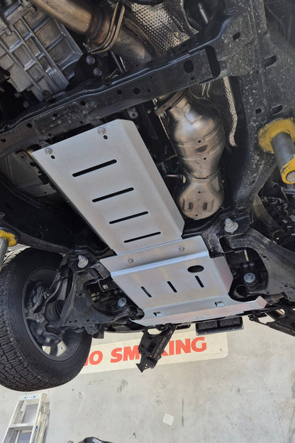 Toyota Landcruiser 300 series Bash Plates Gearbox view